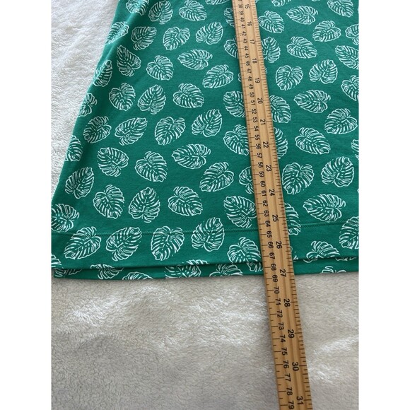 Kim Rogers Womens Polo Shirt Extra Large Kelly Green Leaf Gold Buttons Preppy - Picture 5 of 10